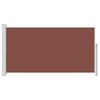 vidaXL Auvent lat&eacute;ral r&eacute;tractable de patio 170x300 cm Marron