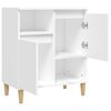 vidaXL Buffet Blanc 60x35x70 cm Bois d'ingénierie
