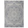 vidaXL Tapis &agrave; tissage plat d'ext&eacute;rieur 200x280 cm Motif bleu