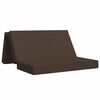 vidaXL Canap&eacute;-lit pliable 120 x 67 x 45 cm Taupe
