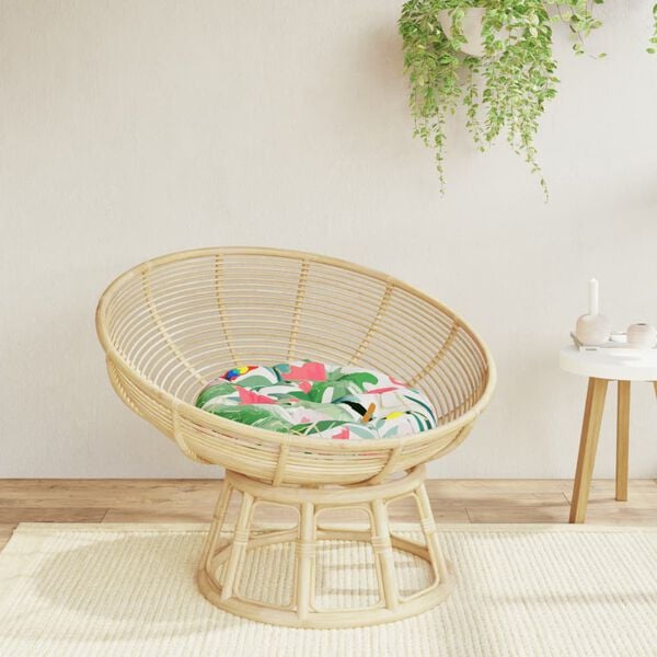 vidaXL Coussin rond multicolore &Oslash; 60 x11 cm tissu oxford