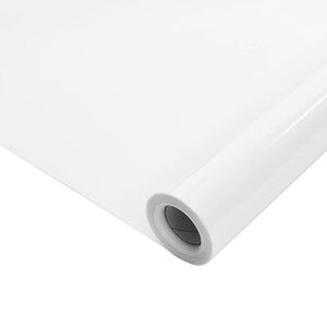 vidaXL Film de fen&ecirc;tre statique Blanc d&eacute;poli 45 x 1000 cm PVC