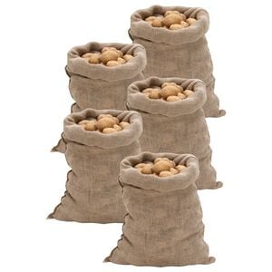 vidaXL Sacs en jute 5 pièces 60x105 cm 100 % jute 220 g/m²