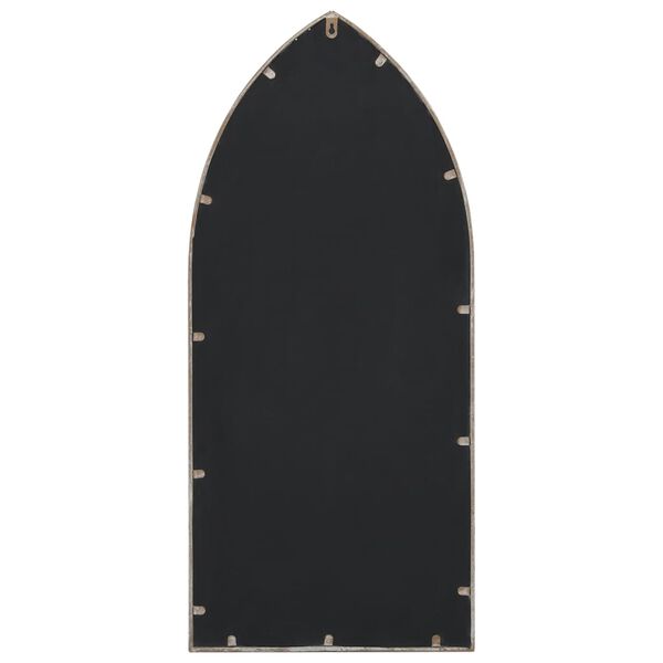 vidaXL Miroir de jardin Sable 70x30 cm Fer pour utilisation extérieure