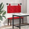 vidaXL T&ecirc;te de lit suspendue Montage mural Rouge 80 cm Simili cuir