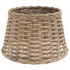 vidaXL Abat-jour de plafonnier marron &Oslash;38x23 cm osier