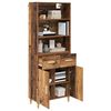 vidaXL Haut Armoire Bois Ancien 69,5 x 32,5 x 180 cm Bois d'ing&eacute;nierie