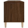 vidaXL Armoire &agrave; disques ch&ecirc;ne marron 100x38x48 cm bois d'ing&eacute;nierie