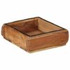 vidaXL Plateau 2 pcs Marron 29 x 31 x 10 cm Bois Recycl&eacute; Solide