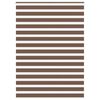 vidaXL Store z&egrave;bre marron 160x230cm largeur du tissu 155,9cm polyester