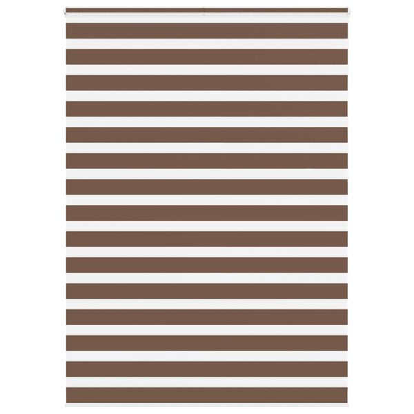 vidaXL Store z&egrave;bre marron 160x230cm largeur du tissu 155,9cm polyester