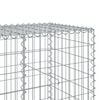 vidaXL Panier gabion avec couvercle 1100x100x100 cm fer galvanisé