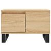 vidaXL Table basse ch&ecirc;ne sonoma 55x55x36,5 cm bois d'ing&eacute;nierie