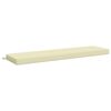 vidaXL Coussin de banc SOEST 100 % polyester Cr&egrave;me 140 x 40 x 8 cm