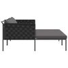 vidaXL Transat avec coussin Anthracite 115 x 153 x 69.5cm Acier