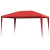 vidaXL Tente de f&ecirc;te Rouge 400 x 300 x 255 cm PE et acier