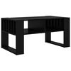 vidaXL Table basse Ch&ecirc;ne noir 92 x 49,5 x 45 cm Bois d'ing&eacute;nierie