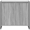 vidaXL Meuble d'appoint Gris Sonoma 79 x 36 x 75 cm Bois d'ing&eacute;nierie