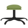 vidaXL Repose-pied Vert clair 60x60x36 cm Velours