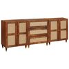 vidaXL Ensemble de buffet 3 pcs Marron 180 x 33 x 75 cm