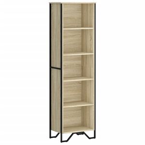 vidaXL Biblioth&egrave;que ch&ecirc;ne sonoma 50x31x169 cm bois d'ing&eacute;nierie