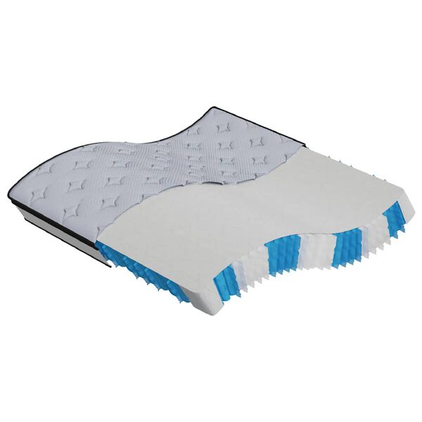 vidaXL Matelas &agrave; ressorts ensach&eacute;s moyen 180x200 cm