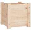 vidaXL Jardinières d'extérieur 2 pcs 31x31x31 cm bois de pin massif
