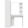 vidaXL Bureau 2 pcs Blanc