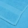 vidaXL Serviettes d'invité 4 pcs FROGN turquoise 30x50cm 100% coton