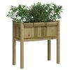 vidaXL Jardini&egrave;re avec pieds 70x31x70 cm bois de pin impr&eacute;gn&eacute;