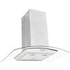 vidaXL Hotte &icirc;lot 90 cm Acier inoxydable 756 m&sup3;/h LED