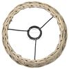 vidaXL Abat-jour Osier 30 x 20 cm Naturel