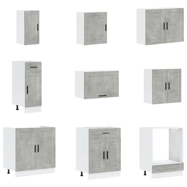 vidaXL Ensemble d'armoires de cuisine 14 pcs Porto bois d'ingénierie