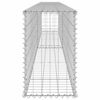 vidaXL Mur en gabion avec couvercles Acier galvanisé 300x30x50 cm
