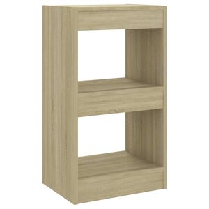 vidaXL Biblioth&egrave;que/S&eacute;parateur de pi&egrave;ce Ch&ecirc;ne Sonoma 40x30x72 cm