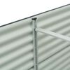 vidaXL Lit surélevé de jardin 240x80x81 cm Acier galvanisé Gris