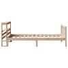 vidaXL Cadre de lit sans matelas 75x190 cm bois de pin massif