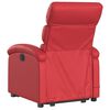 vidaXL Fauteuil inclinable Rouge Similicuir