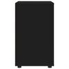 vidaXL Armoire de rangement Noir 60 x 48 x 81 cm Bois d'ing&eacute;nierie