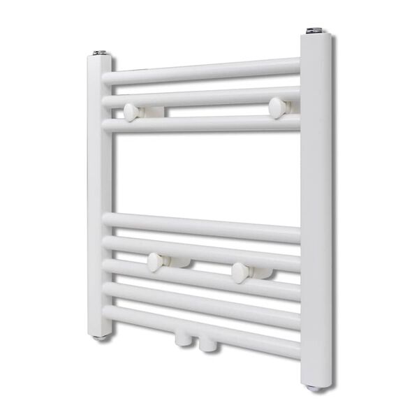 vidaXL Radiateur s&egrave;che-serviettes vertical de salle de bain 480x480 mm