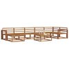vidaXL Ensemble de canap&eacute;s d'ext&eacute;rieur 8 pcs Naturel