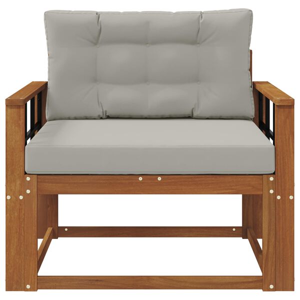 vidaXL Sofa de milieu ext&eacute;rieur Bois d'Acacia Massif Naturel