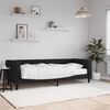 vidaXL Lit de jour avec matelas noir 80x200 cm velours