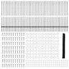 vidaXL Cl&ocirc;ture avec poteau Gris 1,4 x 100 m Acier et PVC