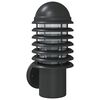 vidaXL Applique murale d'ext&eacute;rieur noir acier inoxydable