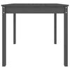 vidaXL Table de jardin gris 82,5x82,5x76 cm bois massif de pin