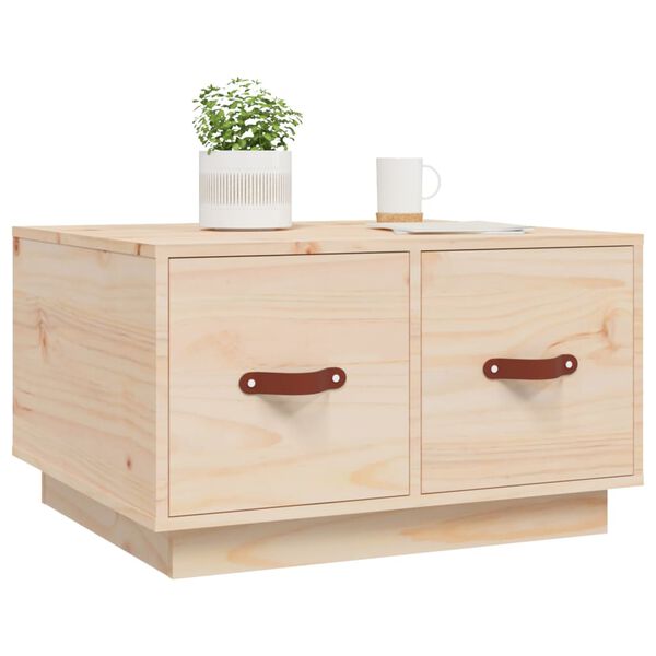 vidaXL Table basse 60x53x35 cm Bois massif de pin