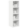 vidaXL Armoire suspendue Blanc 30 x 29,5 x 100 cm Bois d'ing&eacute;nierie