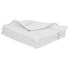 vidaXL Chiffon de nettoyage 50 pcs blanc et des rayures vertes 50x60cm