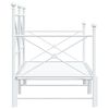 vidaXL Lit de jour avec gigogne sans matelas blanc 75x190 cm
